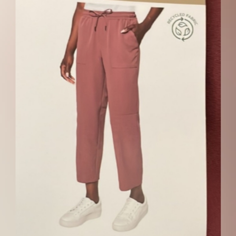 *Mondetta ladies high rise textured ankle pants